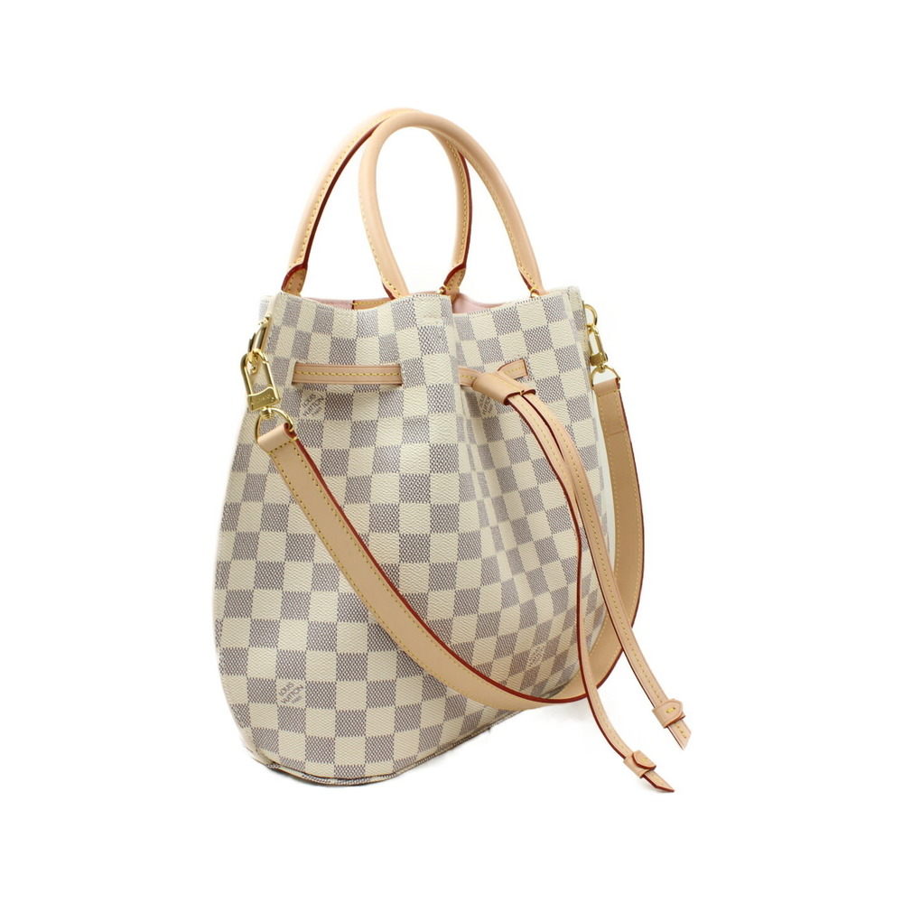 Louis Vuitton Girolatta Damier Tote Azur Bag
